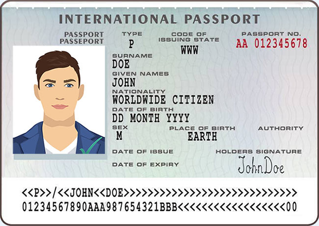 valid passport image