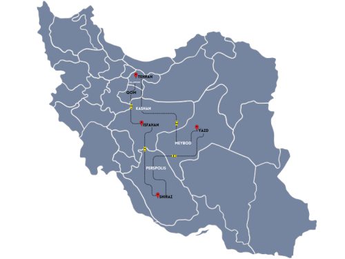 Road Map Best Of Ancient Persia Tour