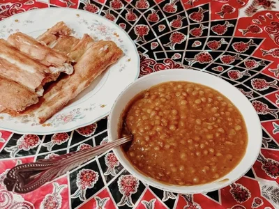 Iran street foods: Adasi