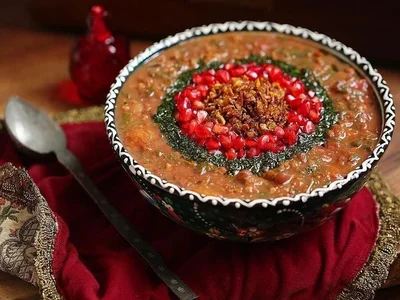 Iran street Food: Ash Reshteh