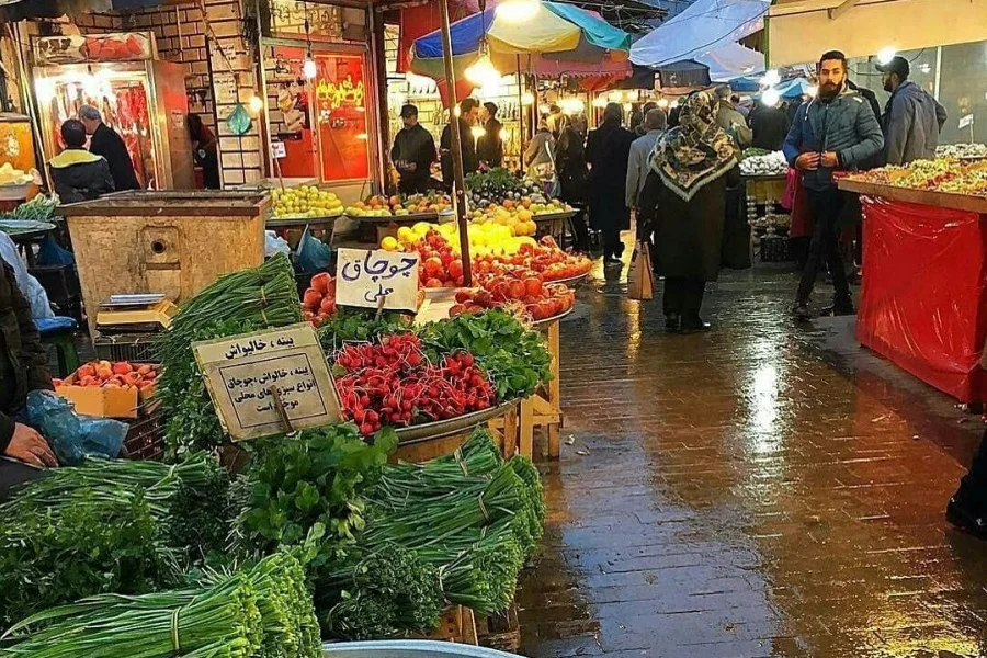 Grand Bazaar in Rasht